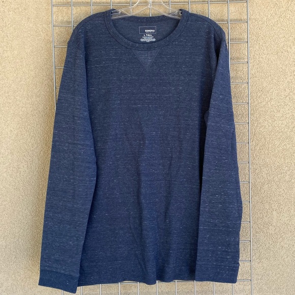 Men's Marine Big & Tall Thermal Crew Pullover - Picture 2 of 4